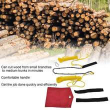 Pocket Chainsaw 24 Inches 34 Sections 11 Knives Portable Folding Chainsaw for Wood Cutting Camping Hunting Garden Work - Motosierra de bolsillo - Ver 3