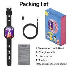 智能游戏手表，带摄像头、相册、录像机、18款内置游戏、计算器、日历、LED灯，是完美的节日礼物！ - 彩色 - 查看 6