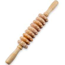SilvaLex Wooden Massage Tool, Full Body Massager, Hand Massager, Leg Massager, Shoulder Massager, Shoulder & Neck Massage Tool, Facial Massage Tool, Back Massager, Waist Massager, Full Body Muscle Massager - Apricot - View 11