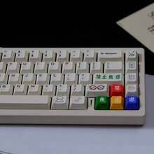 FKKeys 抗焦虑主题 PBT 热升华定制疗愈机械键盘键帽，原装正品 - 禁止焦慮主題鍵帽 - 查看 6