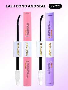 RITALASH Waterproof Eyelash Glue (10 Pcs), 2 In 1 Long-Lasting Lash Bond & Seal Glue, Sweat-Proof Eyelash Extension Lash Glue For Cluster Lashes, Waterproof Clusters Lashes - màu đen - Xem 11