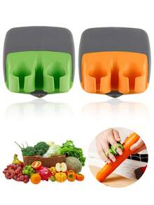 1件装果蔬削皮器，指握式蔬菜削皮器，不锈钢指掌式削皮器，土豆削皮器，多功能瓜类切片器，手持式削皮器，水果削皮器，苹果削皮器，削皮器，蔬菜削皮器，削皮器，黄瓜切片器，多功能蔬菜切片器，瓜类切片器，削皮器，土豆加工工具，不锈钢果蔬削皮器 - 彩色 - 查看 2