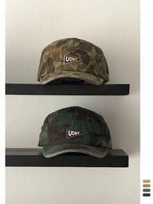 Mũ lưỡi trai Soft Crown Camo, mũ phong cách đường phố hip hop ngoài trời, mũ snapback vành mềm thêu chữ, phong cách skater hippie chicks. - Nhiều màu - Xem 6