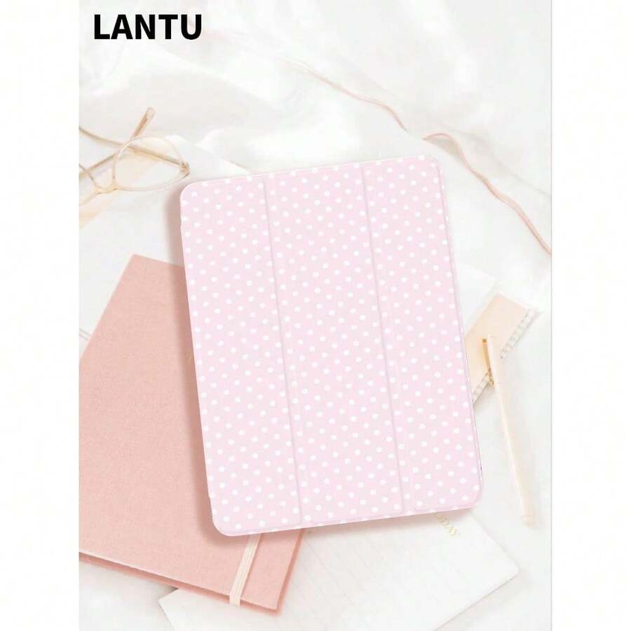 1pc Polka Dot Printed Tablet Protective Case, Compatible With Apple IPad 10.2" / IPad Pro 11" 2020/2021, IPad (A16) 11" 11th Gen 2025, IPad 9th/10th Gen, Apple Air 4th 10.9", Galaxy Tab S6 Lite 10.4", /, Anti-Drop, With Pencil Slot, Sleep/Wake Support, Romantic Gift For Friends And Family - Nhiều màu-4 - Xem 1