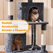 Árboles y casas para gatos - Gris Oscuro - Ver 8