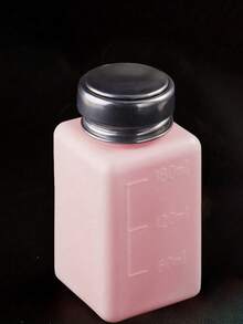 180ml/120ml Metal Head Nail Polish Remover Pump Bottle, Refillable Professional Nail Polish Remover Pump Bottle, Salon Liquid Pump, Durable Metal Top Nail Art Tool DIY Manicure Supplies - Multicolor - View 11