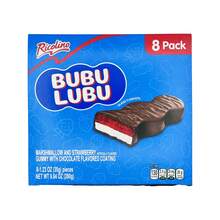 Ricolino Bubulubu 8 Pack - Chocolate Flavored Marshmallow Bar With Strawberry Jelly, Sweet, Mexican Candy, Dulces Mexicanos - Snack - Bonbon - 8-Pack - View 6