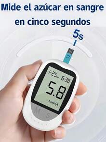 Glucometro Glucosa Medidor De Glicemia Glucometro Sin Lancetas Medclean Solutions - Blanco - Ver 6