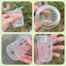 1 Set Hydroponic Germination Kit 24 Pcs Hydroponic Net Pots 24 Pcs Hydroponic Sponge And 1 Pc Hydroponic Planting Board For Soilless Cultivation Garden And Transplanting Plastic Flower Starter Pots Herbs Hydroponic Growing System - A - View 9