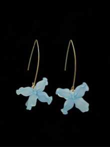 Fashionable European And American Creative Petal Earrings, Heart Flower Earrings For Women - Multicolor - View 10