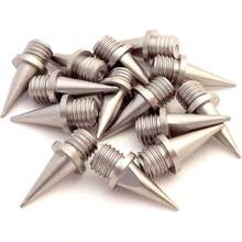 100/50pcs Stainless Steel Track And Cross Country Spikes, Replacement Spikes With Wrench Suitable For Sprint Running Shoes - Multicolor - View 8
