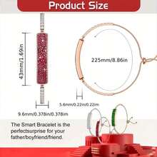 SENBONO Elegant Ladies Smart Bracelet, 5ATM Waterproof, Sleep & Fitness Tracker, Ladies Smart Bracelet With Sleep Monitoring, Activity Tracking, Compatible With IOS And Android, Perfect Gift - Multicolor - View 9