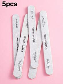 10/5PCS Nail File And Buffer Set - Professional Manicure Tools Kit With 100/180 Grit, Portable Nail Care Kit For Home/Salon,Strip Shape - Multicolor - View 11
