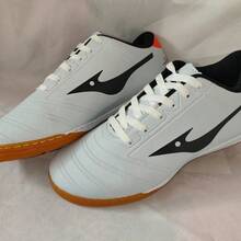 CHUTEIRA FUTSAL BRANCA MZ ,COSTURADA,QUADRA SALÃO - Branco - Visão 3