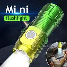 3眼怪兽高亮手电筒，迷你持久多功能可充电磁吸应急手电筒 - 三眼手電筒 - 查看 1