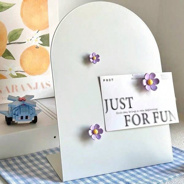 Magnetic Memo Board - Suitable For Displaying Notes, Photos, Fridge Magnets And Documents, Home Decor, Office, School, Kitchen Desktop Accessories, Desktop Display