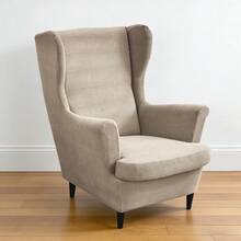 一套两件纯色玉米绒弹性全覆盖老虎图案长凳套 - 彩色 - 查看 18