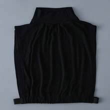 New Arrival Women Mock Neck Knit Sweater With Detachable Collar, Versatile Layering Piece - Multicolor - View 12