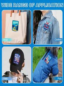 4pcs Travel Pattern Embroidered Patches, Country/City Commemorative Patches, Iron-On/Sew-On Patches, Suitable For Clothes, Jackets, Bags, Hats, Daily Wear, Creative Decorative Gifts, Ideal For Personalizing Travel Memories And Passport Holder Decoration - Travel Patterns - View 3