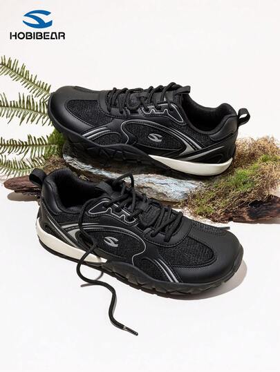 HOBIBEAR 1双男女通用透气网面运动鞋，宽楦健步鞋，零落差极简训练鞋，徒步户外鞋