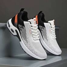 ✨[2026 Style]Breathable Mesh Sneakers. Stylish Men's Breathable Mesh Sneakers With An Air-Cushioned Sole. ✨ Perfect For Both Sports And Everyday Wear. - 黑色 - 查看 1