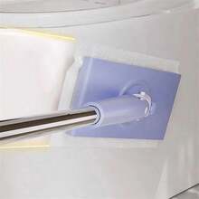 2026 Automatic Cloth Changing Mini Mop Portable Flat Dust Mop With Rotating Heads Hands-Free Mini Mop Hardwood Floor Mop With 2 Towel - A - Xem 5