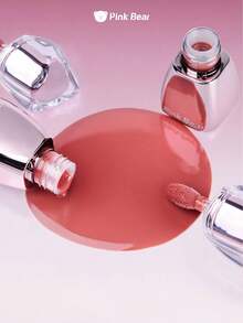 Pink Bear Moisturizing Glossy Liquid Lip Gloss, No.06, Creates Shimmering Radiant Finish. Plumping, Hydrating Formula. Adorable Cartoon Packaging, Perfect Gift For Friends. Vibrant Color, Ideal For Everyday Wear, 2ml/0.07fl.Oz - 06 - Xem 6