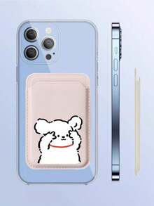 1 chiếc kẹp điện thoại kiêm thẻ từ hình chú chó Bernese Mountain hoạt hình dễ thương, tương thích với iPhone 15/14, dùng để lưu trữ thẻ ID/thẻ ngân hàng, hỗ trợ khe cắm ví MagSafe, tương thích với Android và hầu hết các điện thoại thông minh, quà tặng cho mẹ, gia đình, bạn bè, trẻ em, sinh nhật, phụ kiện ốp lưng điện thoại ngày lễ, miếng dán điện thoại. - Nhiều màu - Xem 3