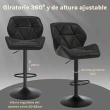 Barstools - ダークブラウン - チェックする 3