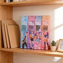 12 Pieces/1 Box Girl Group Boxed 2B Pencils, Peripheral Pencil Set, Suitable For Writing, Holiday Gifts, Birthday Gifts - Multicolor - View 4