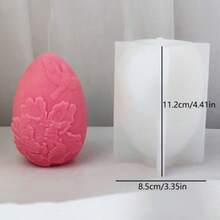 Classical National Flower Candle Silicone Mold, Handmade Soap Mold For Fragrance - White - View 5