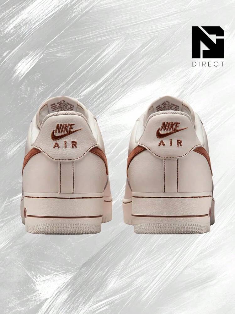 Nike Air Force 1 Low '07 LV8 Ivory Saddle – Men's Lifestyle Sneakers – Shoes For Man -Vintage-Spring & Summer-Inspired Running Shoes, Shock-Absorbing Comfort, Gym To Streetwear Casual Wear-Mother's Day Gifts-Father's Day Gift– HQ2037 101 - Ivory/Saddle Brown - 查看 4