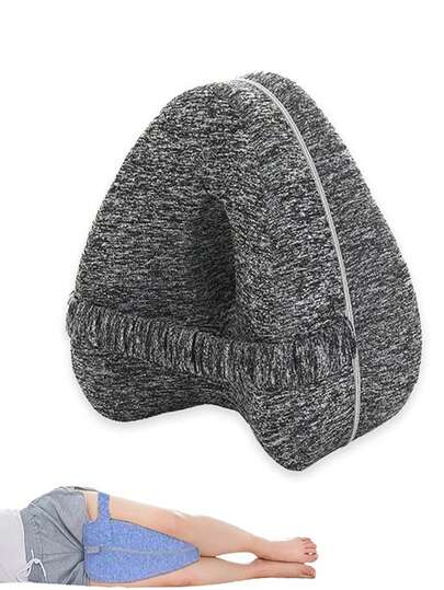 1pc Memory Foam Knee Pillow For Side Sleepers, Ergonomic Side Sleeper Leg Pillow, Relieves Knee, Leg, Back, Hip And Ankle Pain