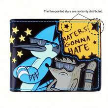 Cartoon Wallet Men's Wallet| Boy's Wallet| "Those Who Hate Will Hate" Embroidery| Ideal Choice For Holiday Gifts - Dễ thương - Xem 7