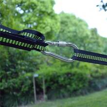 290*2,5cm/114,17*0,98 Zoll, dickes Hängemattenseil - hochfestes Baumaufhängeseil geeignet für Camping, Wandern, Schaukeln, Garten, vielseitig einsetzbares Outdoor-Tragseil - Verschiedenfarbig - Übersicht 6