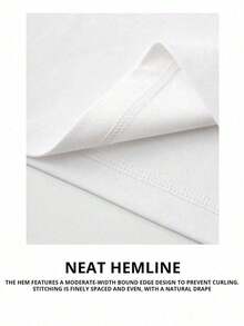 Men's Print T-Shirt -  Wearing  Hat Holding Tool With Logo And Slogan Casual Round Neck Short Sleeve Tee For Urban Streetwear, All-Season Comfort Fit-Black - 白色 - 查看 3