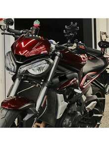 1 pieza Envoltura de vinilo de PET de color rojo sangre de dragón de metal líquido para automóvil y motocicleta, película duradera que cambia de color, envoltura de PVC metálica brillante de color rojo que cambia de color para automóvil y motocicleta, adhesivo con liberación de burbujas - Talla única - Ver 3