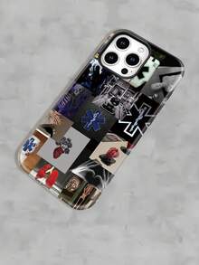 Selected Emergency And Medical Themed Collage Printed All Inclusive Mixed Color Phone Case Suitable For IPhone17PRO MAX/17 AIR/15ProMax/16PROMAX/GalaxyS22/S23/S24/S23 Plus/S24 Ultra/S25/A15/A33/A23  A Must-Have For Daily Commuting - Anti Fading, Immaculate, Holy Mother's Day, Independence Day Gift, Valentine's Day, Birthday Gift For Family And Friends. - White - View 6