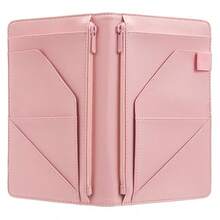 Beceere Pink Server Book Server Books For Waitress Waitress Book With 2 Zipper Pocket Cute Server Book Server Note Pads Waitress Book With Money Pocket Fit Server Apron Strawberries - Strawberries - View 3