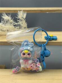 1件最新款KEYCEO兔女郎玩偶系列PVC装饰品，配有优雅的樱花钥匙扣、闪亮装饰和透明保护袋，便携易用，适合作为新年、感恩节、圣诞节和其他节日的限量版礼物、派对礼品和聚会礼物。 - 彩色 - 查看 11