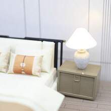 1件1:12比例娃娃屋微缩模型灯 - 非电动娃娃屋照明，微缩配件 | 逼真的床头灯微缩家具小型装饰微缩灯模型，1:12娃娃屋建筑材料，微缩玩具，完美的收藏品和节日礼物，娃娃屋家具摆件 - 彩色 - 查看 5