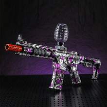 unilabo Juego de pistola de juguete eléctrica M4A1, de alta precisión, recargable y reutilizable, perfecto para juegos al aire libre, regalo ideal de juguete para exteriores para cumpleaños, fiestas, Pascua, gran regalo para niños (balas no incluidas) - Multicolor - Ver 7