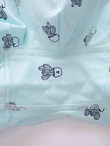 Annil [Cotton] 3-Piece Set Of Boys' Soft And Breathable Cloud-Like Flat-Bottomed Pants For Children, With Good Breathability And Elasticity, Without Covering The Buttocks. - Mixed Colors 01 - View 4