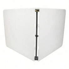 Mesa plegable de plástico, blanca - Negro - Ver 5