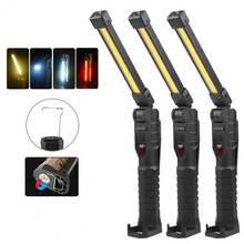 New Dual-Sided COB Foldable Work Light With Strong Magnet, 3 Light Sources, Bright Flashlight, Repair Lamp - Work Light - View 10