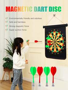 一套室内外运动双面飞镖游戏套装，含飞镖靶 - 多色 - 查看 12