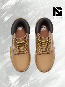 Timberland 6" Premium Waterproof Patent Boots Finch Wheat (GS) – Lifestyle Sneakers – Shoes For Women - Vintage - Spring & Summer-Classic Wheat Color, Warm & Durable, Outdoor To Everyday Casual Wear - Mother's Day Gifts-Father's Day Gift – TB0A6BETA3K - Chim sẻ/Lúa mì - Xem 3