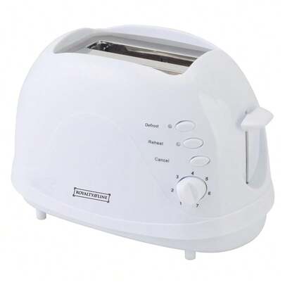 OISE ART STORE Tostapane Per 2 Fette 700 W 7 Livelli Funzione Scongelamento Toast Bianco -