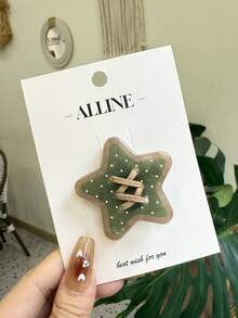 New Star Cute Sweet Duck Clip Plaid Polka Dot Hairpin Twisted Edge Hairclip Simple Girl Hair Accessories - Multicolor - View 3