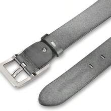 Men's Casual Reversible Belt With Large Metal Automatic Ratchet Buckle - Multicolor - View 3